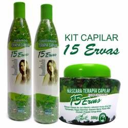 Linha Terapia Capilar Kit - Promoção 15 ERVAS